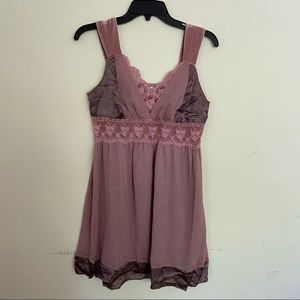 213 Dress Velvet Straps Lace Detail 6